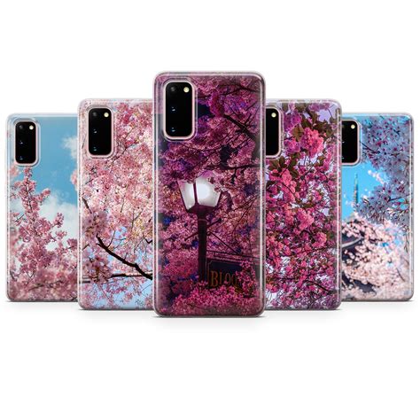 Cherry Blossom Sakura Phone Case Japanese Cover For Samsung Etsy