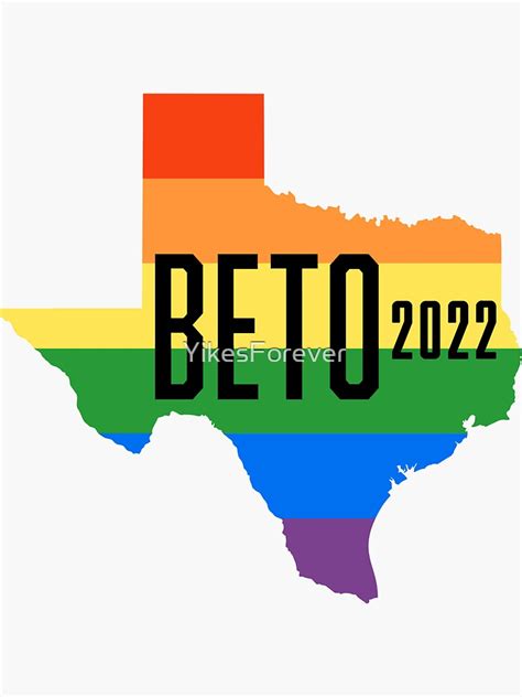 Beto Orourke 2022 Lgbtq Lgbt Rainbow Flag Beto Orourke For Texas