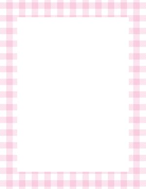 Printable Black And White Buffalo Plaid Page Border