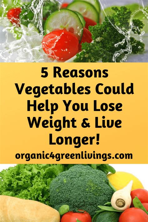 5 Reasons Vegetables May Help You Lose Weight And Live Longer