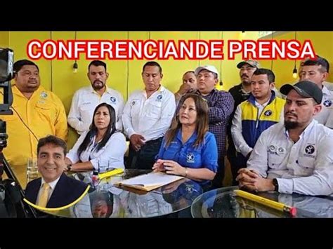 URGENTE CONFERENCIA D PRENSA DEL PARTIDO PROSPERIDAD CIUDADANA CARLOS