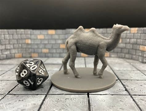 Camel Tabletop Rpg Mz4250 3d Printed Miniatures 28mm Etsy