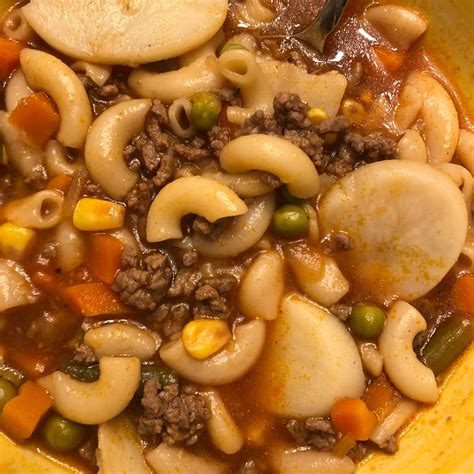 Hamburger Vegetable Soup Recipe Allrecipes