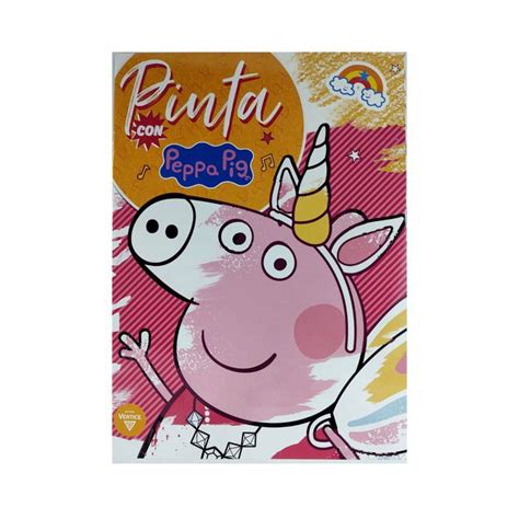 Libro Para Colorear Infantil Splash Colecci N Pinta Con Pepa Pig