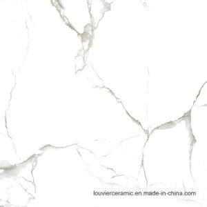 Glossy White D Inkjet Marble Tile Building Material Glazed Polished