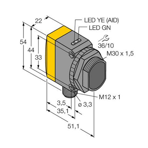 Capteur Photo Lectrique Qs Af Q Port E De Mm