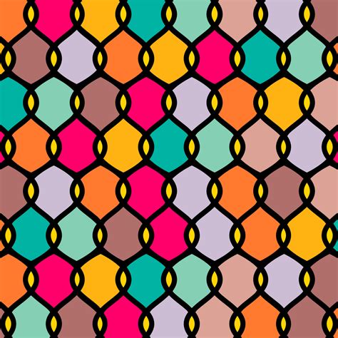 Bright And Colorful Abstract Vector Seamless Pattern 1110420 Vector Art ...