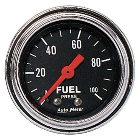 Auto Meter 2412 Traditional Chrome Series 2 1 16 Fuel Pressure