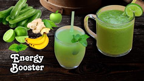 Unlock The Power Of Cucumber Ginger Lemon Mint Detox Two Smoothie