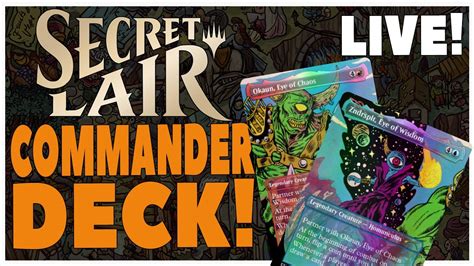 Secret Lair Commander Deck Okaun Zndrsplt Coin Flipping Edh