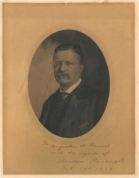 Lot Beautiful Theodore Roosevelt Signed Photo As President 1909