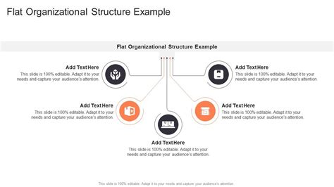 Flat Organizational Structure Example In Powerpoint And Google Slides Cpb