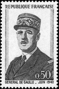 Anniversaire De La Mort Du G N Ral De Gaulle Timbres De France Mis En