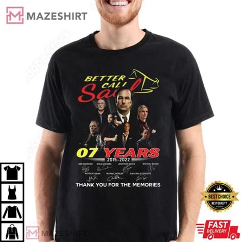 Better Call Saul 07 Years 2015 2022 T-Shirt - Walmart.com