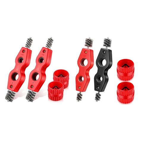 Reamers Drill Bits Aluminum Pipestubing Chamfer Tool 2 Pcs Pipe Reamer