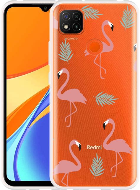 Xiaomi Redmi 9C Hoesje Flamingo Pattern Designed By Cazy Bol