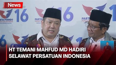 Ditemani Hary Tanoe Mahfud MD Bersama Ribuan Masyarakat Hadiri Selawat