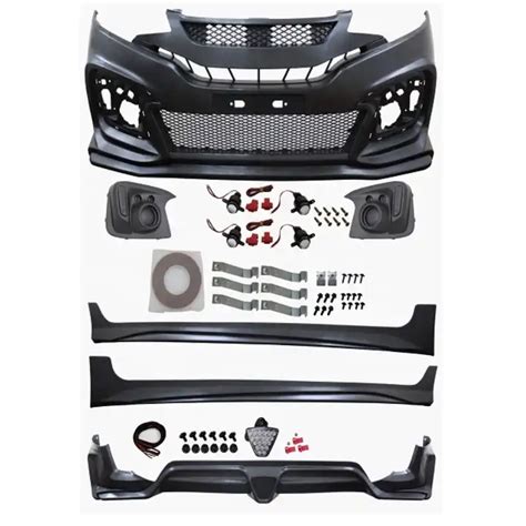 AUTO CAR TUNING BODY KIT FRONT BUMPER SIDE SKIRT REAR BUMPER FOR HONDA