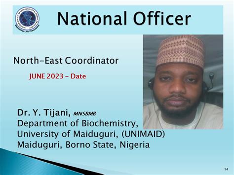 National Executives Nigerian Society Of Biochemistry And Molecular