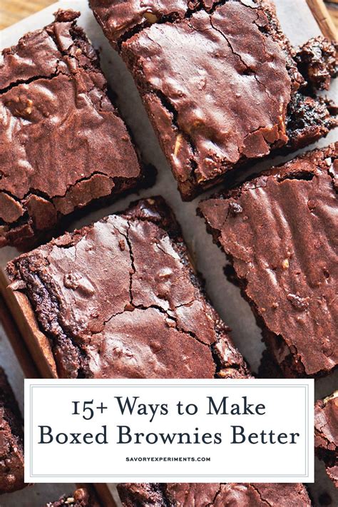 15 Ways To Make Box Brownie Mix Better Artofit