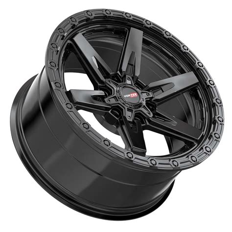 Vortek VRT 602 Satin Black PowerHouse Wheels Tires