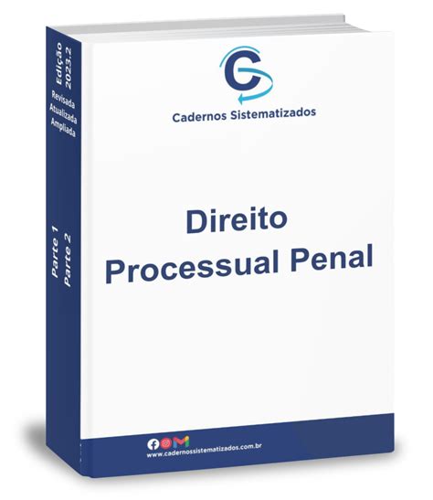 Direito Processual Penal 1 E 2 Cadernos Sistematizados