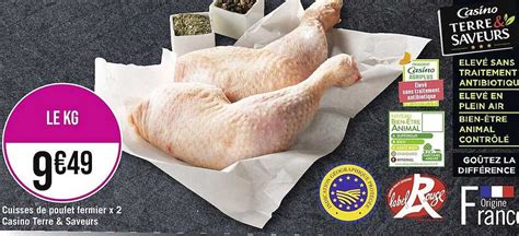 Promo Hauts De Cuisses De Poulet Les Accessibles Chez Auchan