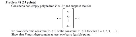 Solved Problem 4 25 Points Consider A Non Empty Poly