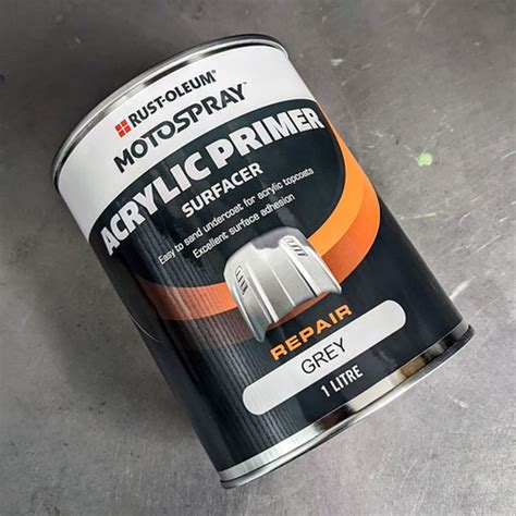 Motospray Acrylic Primer Surfacer Grey Milsomesautopaints