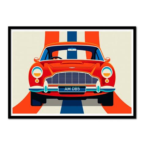 ART POSTER VINTAGE BRITISH CAR WALL EDITIONS