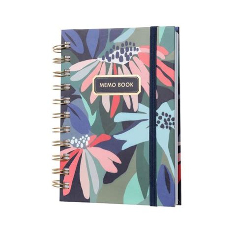 Miniso Caderno A Dazzling World Folhas Faixa Azul Escuro