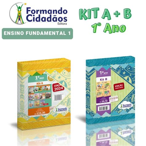 Formando Cidadãos 1 Ano Kit A B Ensino Fundamental 1 Shopee