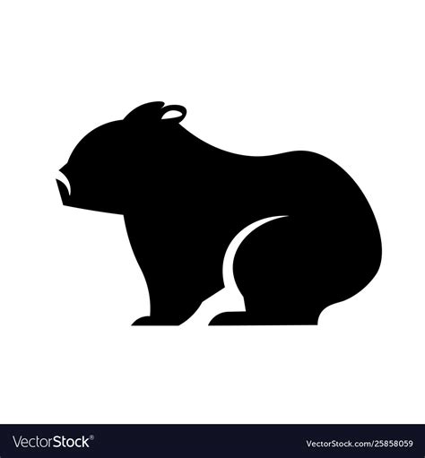 Wombat icon Royalty Free Vector Image - VectorStock