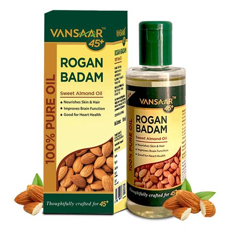 Buy Vansaar 45 Rogan Badam Oil 50ml 100 Pure And Natural Sweet