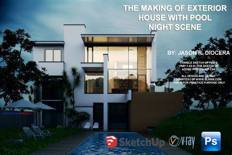 Sketchup Texture Vray Tutorial Exterior