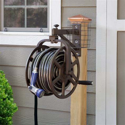 Style Selections Steel 125 Ft Wall Mount Hose Reel In The Garden Hose