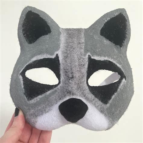 Raccoon Mask - Etsy