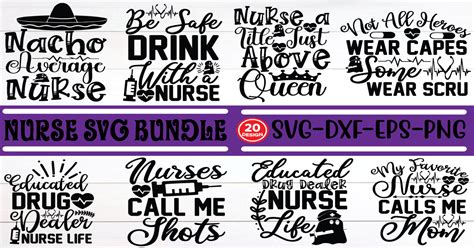 Nurse SVG Bundle Bundle · Creative Fabrica