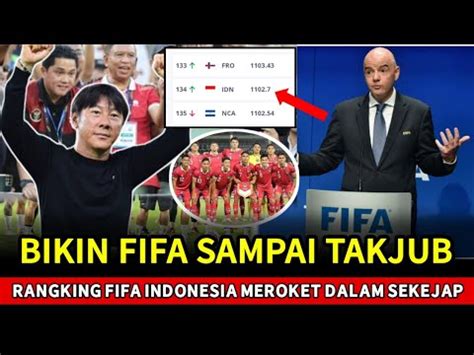 Ranking FIFA Indonesia Meroket Salip Malaysia Presiden FIFA Sampai