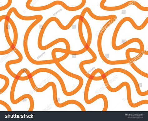 Orange Line Pattern Print Background Bright Stock Vector (Royalty Free ...