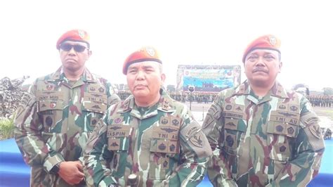 Dan Kopasgat Marsda TNI Taspin Hasan S A P M Si Di Upacara HUT