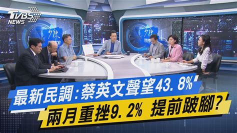 少康戰情室｜ 最新民調 蔡英文聲望43 8 兩月重挫9 2 提前跛腳 Youtube