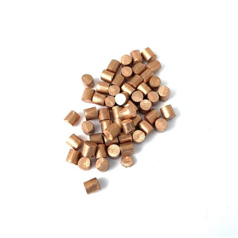 9999 Pure Copper Evaporation Pellets Copper Pellets In 3x3 Mm 6x6mm