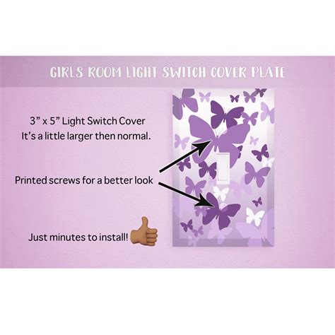 Purple Butterfly Room Kit