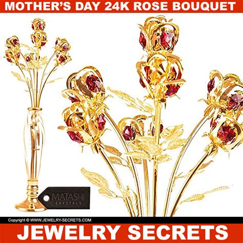 MOTHER’S DAY 24K ROSE BOUQUET – Jewelry Secrets