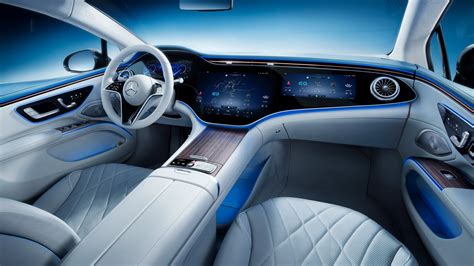 Photo gallery of the day: Mercedes-Benz EQS electric car interior with a huge 55-inch ...