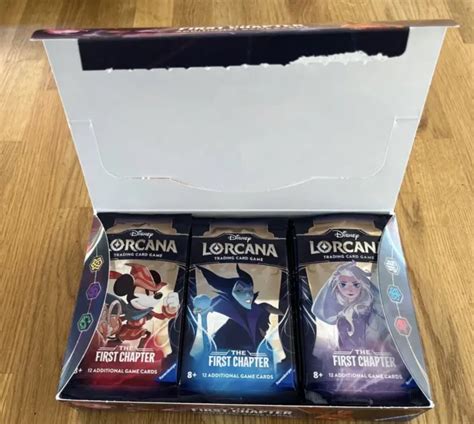 Disney Lorcana The First Chapter Tcg Opened Booster Box Sealed