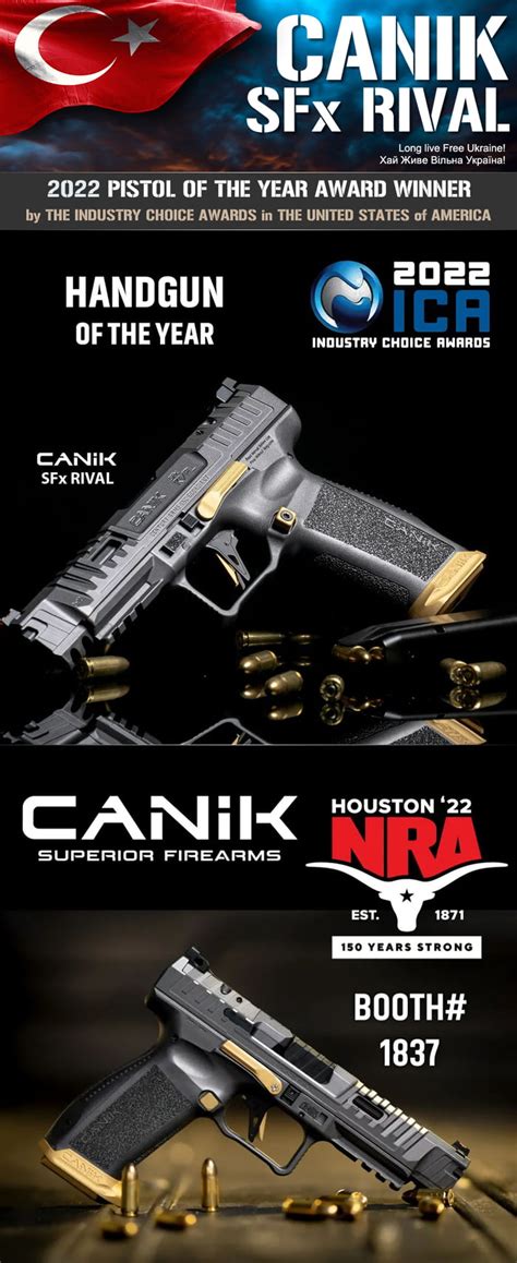 Turkish Canik Sfx Rival Wins Ica Handgun Of The Year Award Gag