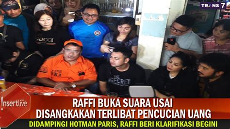 Live Didampingi Hotman Paris Raffi Buka Suara Usai Disaka Terlibat