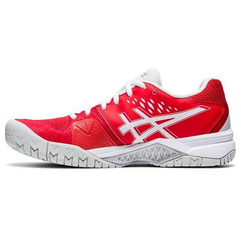 Asics Gel Challenger 12 Womens Tennis Shoe Fiery Red White Midwest